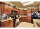 Spacious kitchen with ample counter space and stainless steel appliances at 1445 Palm Dr, Laughlin, NV 89029