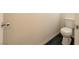 Small half bathroom with toilet and single sink at 2888 Cattail Cove St, Laughlin, NV 89029