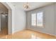 Dining room with hardwood floors and a modern light fixture at 8752 Reef Island Ct, Las Vegas, NV 89147