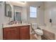 Simple bathroom with tub shower combo and updated fixtures at 159 Birch Ridge Ave, Las Vegas, NV 89183