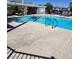 Relaxing resort-style pool with spacious deck at 5355 Rod Ct # 104, Las Vegas, NV 89122