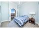 Charming bedroom with private balcony and city views at 9219 Tesoras Dr # 402, Las Vegas, NV 89144