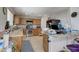 Bright kitchen with island and stainless steel appliances at 8783 Halcon Ave, Las Vegas, NV 89148