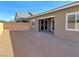 Spacious backyard with block wall and patio access at 76 Ella Ashman Ave, Henderson, NV 89011