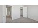 Bedroom with access to a hallway and closet at 4805 Principle Ct, North Las Vegas, NV 89031