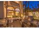 Stainless steel grill and prep sink in outdoor kitchen at 2994 San Lorenzo Ct, Henderson, NV 89052