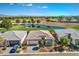 Aerial view of single-story home with golf course views at 4787 E Beacon Ridge Dr, Pahrump, NV 89061