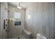 Large walk-in shower with built-in seat and elegant fixtures at 3640 Ash Springs Way, Las Vegas, NV 89129