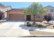 One story home with attractive landscaping and large garage at 1152 Bear Head St, Henderson, NV 89011