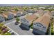 Aerial view of community with multiple homes and parking at 8627 Roping Rodeo Ave # 103, Las Vegas, NV 89178