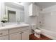 Clean bathroom with white cabinets and a bathtub at 9000 Las Vegas Blvd # 2262, Las Vegas, NV 89123