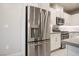 Stainless steel refrigerator in modern kitchen at 11298 Cactus Tower Ave # 102, Las Vegas, NV 89135