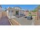 Backyard with pergola, patio, and artificial turf at 8524 Bighorn River St, Las Vegas, NV 89131