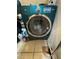 Teal-colored washer and dryer in the laundry room at 2136 Bavington Dr # A, Las Vegas, NV 89108