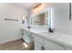 Clean bathroom featuring double sinks and a spacious vanity at 2222 Little River Ct, Las Vegas, NV 89156