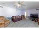 Relaxing living room with comfortable seating and carpet at 4020 Shadow Wood Ave, Las Vegas, NV 89121