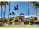 Community clubhouse with a welcoming atmosphere and flag at 3741 Garnet Heights Ave, North Las Vegas, NV 89081