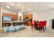 Modern kitchen with an island and stainless steel appliances at 7070 Cinder Horse St, Las Vegas, NV 89131