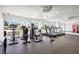 Bright fitness center with treadmills, elliptical machines and stationary bikes at 3111 Bel Air Dr # 14D, Las Vegas, NV 89109