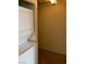 Stackable washer and dryer in convenient laundry room at 2004 Mesquite Ln # 201, Laughlin, NV 89029