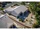 Aerial view showcasing house, yard, and patio at 10920 Black Ledge Ave, Las Vegas, NV 89134