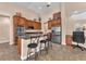 Modern kitchen features stainless steel appliances and a large island at 3689 Callahan Ave, Las Vegas, NV 89120