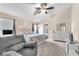 Main bedroom with large bed, dresser, and en-suite bathroom access at 2846 Mount Hope Dr, Las Vegas, NV 89156