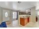 Entryway with tiled floors and kitchen counter at 2349 N Mallard St, Las Vegas, NV 89108