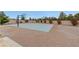 Large outdoor sports court with basketball hoop at 4591 Borrego Springs Way, Las Vegas, NV 89129