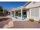 Expansive backyard features a large patio and pergola at 9809 Gerald Ct, Las Vegas, NV 89134