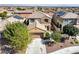 Aerial view of house and neighborhood at 6920 Winter Ridge St, Las Vegas, NV 89149