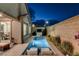 Inviting rectangular pool with two lounge chairs at 8648 Cloverbelle St, Las Vegas, NV 89166