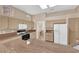 Kitchen with granite countertops and island at 10717 Grand Cypress Ave, Las Vegas, NV 89134