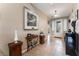 Bright and spacious entry hall with tile flooring and tasteful decor at 5919 Karnes Ranch Ave, Las Vegas, NV 89131