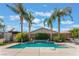 Stunning pool with waterfall feature, surrounded by lush landscaping at 5919 Karnes Ranch Ave, Las Vegas, NV 89131