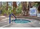 Clean and well-maintained community hot tub with safety rules at 3125 Casey Dr # 202, Las Vegas, NV 89120