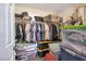 Walk-in closet with ample shelving and hanging space at 3008 Chiefs Ct, North Las Vegas, NV 89032