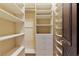 Walk-in closet with ample shelving and drawers at 33 Promontory Ridge Dr, Las Vegas, NV 89135