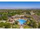 Community pool and clubhouse with panoramic views at 4 Kennesaw Rd, Henderson, NV 89052