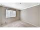 Simple bedroom with carpet and window at 1509 Heather Ridge Rd, North Las Vegas, NV 89031