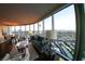 Modern living room boasts city views and ample natural light at 322 Karen Ave # 3407, Las Vegas, NV 89109