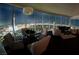 High floor living room with stunning nighttime city views at 322 Karen Ave # 3407, Las Vegas, NV 89109