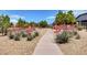 Landscaped walking path with desert plants at 5653 Pleasant Palms St, North Las Vegas, NV 89081