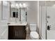 Modern bathroom with a walk-in shower at 9050 W Tropicana Ave # 1080, Las Vegas, NV 89147