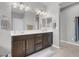 Elegant bathroom with double vanity and ample counter space at 9611 Bruschi Ridge Ct, Las Vegas, NV 89149