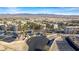 Aerial view of Portofino Condominiums, showing buildings, pool, and parking at 2020 Mesquite Ln # 205, Laughlin, NV 89029