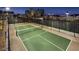 Well-lit pickleball court with net at 469 Open Hill Ave, Henderson, NV 89011