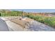 Landscaped backyard with fire pit and gravel at 28 Rainbow Point Pl, Henderson, NV 89011