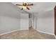 Empty bedroom with tile floor and gray walls at 4613 Painted Cliffs Dr, Las Vegas, NV 89108