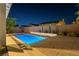 Inviting backyard pool with a spacious patio area at 20 Papavero Ct, Henderson, NV 89011